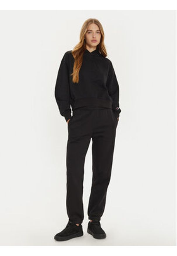 Champion Bluza 117539 Czarny Loose Fit. Kolor: czarny. Materiał: syntetyk
