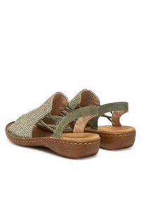 Rieker Sandały 60843-52 Zielony. Kolor: zielony. Materiał: materiał, syntetyk #5