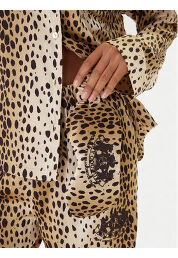 Juicy Couture Piżama JCLPJ225504 Beżowy Relaxed Fit. Kolor: beżowy. Materiał: syntetyk