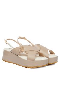 Liu Jo Sandały Flo 03 SA6141 P0102 Beżowy. Kolor: beżowy. Materiał: skóra #5
