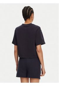 Hunter T-Shirt Leona HARW0070251 Granatowy Boxy Fit. Kolor: niebieski. Materiał: bawełna #5