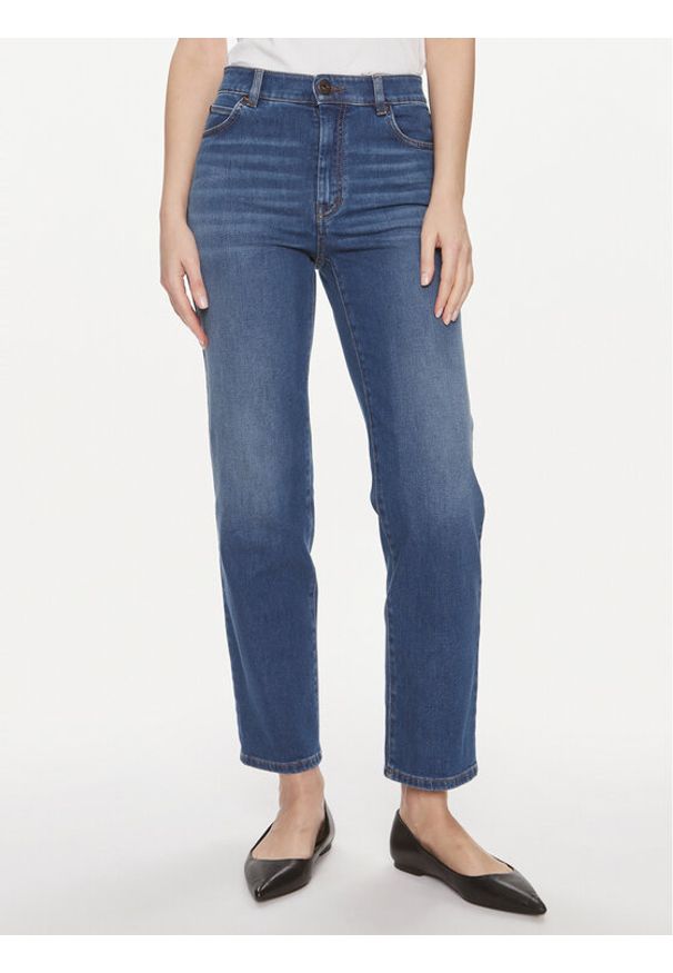 Weekend Max Mara Jeansy Ortisei 2415181061 Niebieski Regular Fit. Kolor: niebieski