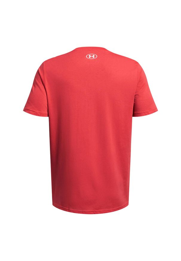 Under Armour - T-shirt Męski Logo 1382911 432. Kolor: czerwony