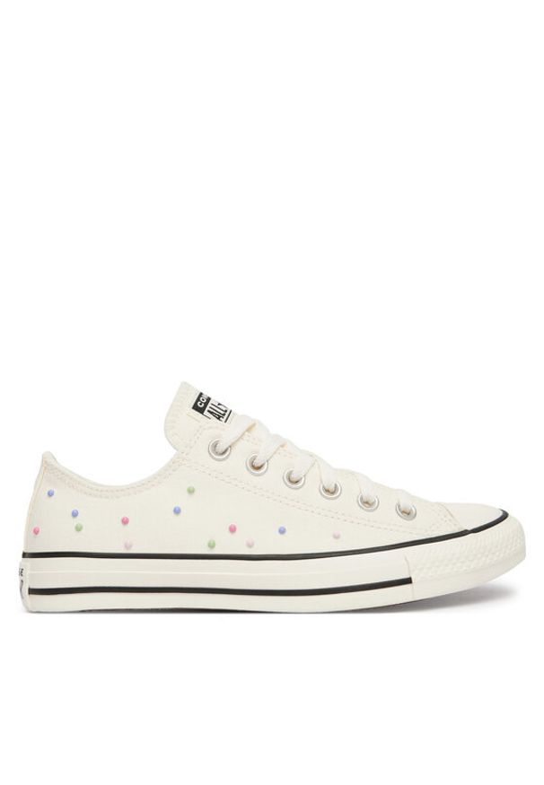 Converse Trampki Chuck Taylor All Star Mini Studs A17872C Écru. Kolor: kremowy. Materiał: materiał