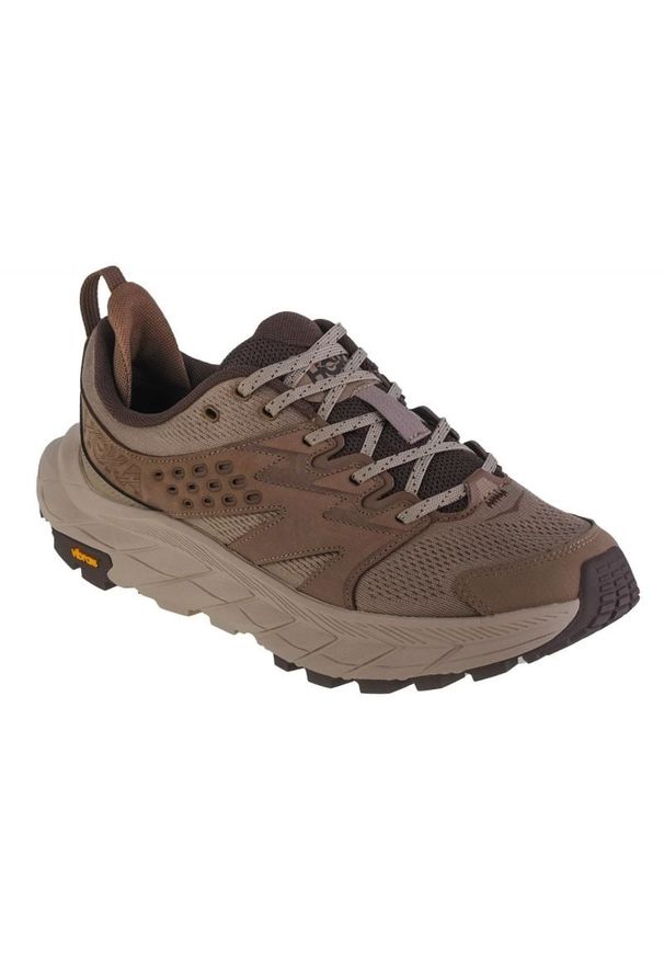 HOKA - Buty Hoka Anacapa Breeze Low 1127920-DOTN brązowe. Kolor: brązowy. Sport: turystyka piesza