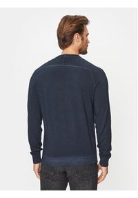 BOSS - Boss Sweter Astefe 50497604 Granatowy Regular Fit. Kolor: niebieski. Materiał: wełna #5