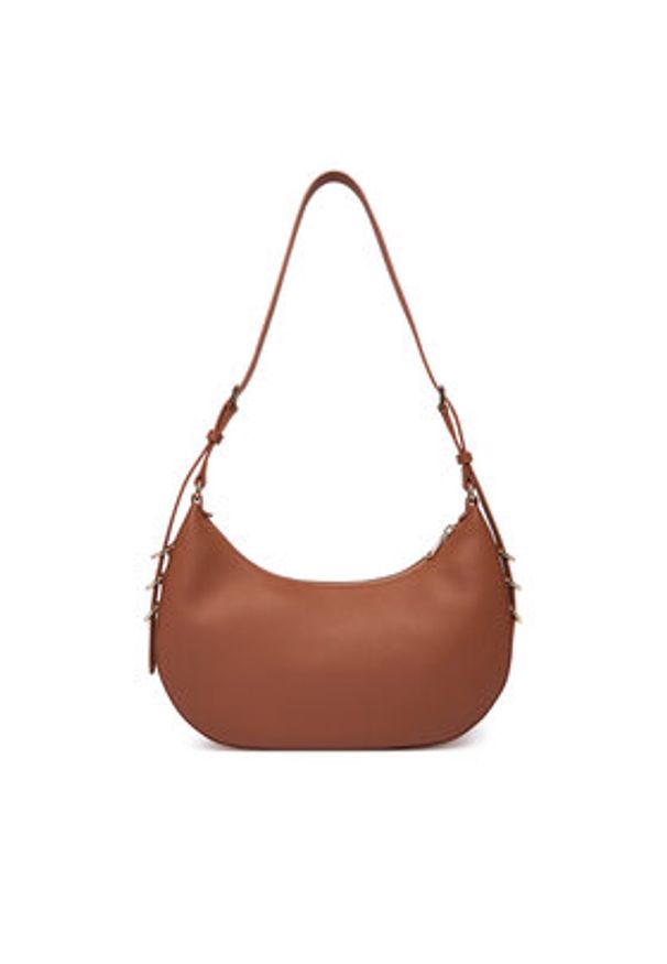 Patrizia Pepe Torebka 8B0311/L001-B111 Brązowy. Kolor: brązowy. Materiał: skórzane