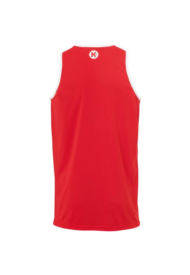 KEMPA - Tank top Kempa Player. Kolor: biały, czerwony, wielokolorowy. Materiał: materiał. Wzór: paski