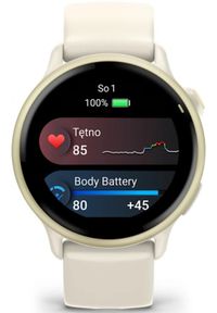 GARMIN - Garmin Vivoactive 6 Beżowy. Kolor: beżowy #4