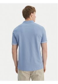 JOOP! Jeans Polo 15 JJJ-17Amare 30046012 Błękitny Modern Fit. Typ kołnierza: polo. Kolor: niebieski. Materiał: bawełna #5