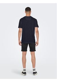 Only & Sons T-Shirt 22025286 Granatowy Regular Fit. Kolor: niebieski. Materiał: bawełna #3