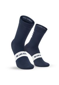 SIROKO - Skarpetki rowerowe unisex S1 Black Kapelmuur. Kolor: niebieski. Materiał: nylon, elastan. Sport: kolarstwo