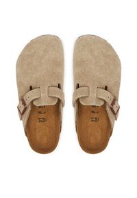 Birkenstock Klapki Boston Kids 1027875 Beżowy. Kolor: beżowy. Materiał: skóra, zamsz #4