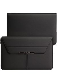 Torba na laptopa Alogy FlexCase Pro wielofunkcyjna rozkładana z podstawką i podkładką na myszkę do Macbooka 13/ 14" Czarna. Kolor: czarny