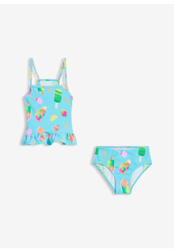 bonprix - Tankini (2 części). Kolor: niebieski