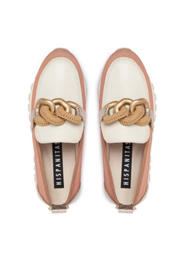 Hispanitas Mokasyny CHV264834 C001 Beżowy. Kolor: beżowy. Materiał: skóra