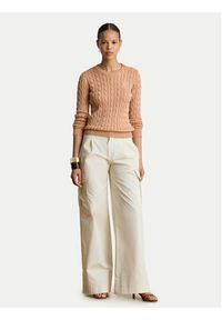 Lauren Ralph Lauren - LAUREN RALPH LAUREN Sweter Montiva 200P14039005 Różowy jasny Regular Fit. Kolor: różowy. Materiał: bawełna #2