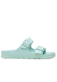 Klapki damskie Birkenstock Arizona Eva. Kolor: niebieski. Materiał: syntetyk, materiał #1