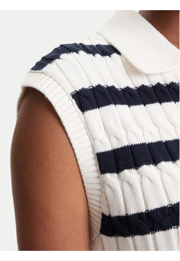 TOMMY HILFIGER - Tommy Hilfiger Sweter WW0WW45655 Granatowy Regular Fit. Kolor: niebieski. Materiał: bawełna