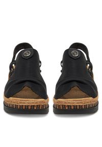 Rieker Sandały V7972-00 Czarny. Kolor: czarny. Materiał: syntetyk, materiał #7