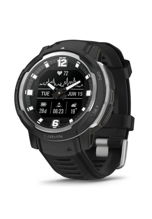GARMIN - Garmin Instinct Crossover Standard Czarny. Kolor: czarny