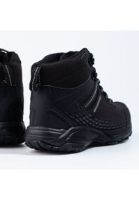 Buty trekkingowe męskie DK czarne. Kolor: czarny. Materiał: materiał #2