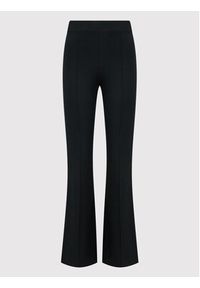Spanx - SPANX Spodnie materiałowe The Perfect 20252R Czarny Flare Fit. Kolor: czarny. Materiał: wiskoza