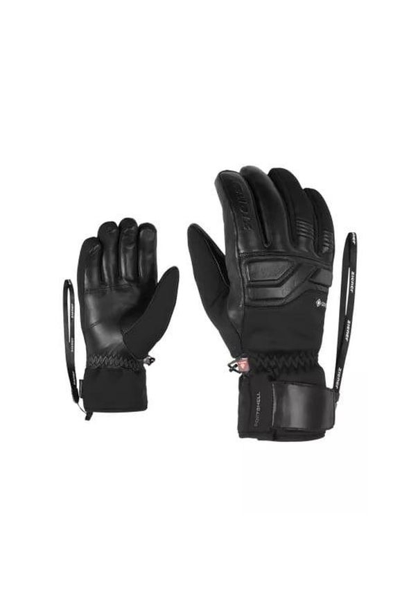 Rękawice narciarskie Ziener Gin GTX PR. Kolor: czarny. Sezon: zima. Sport: narciarstwo