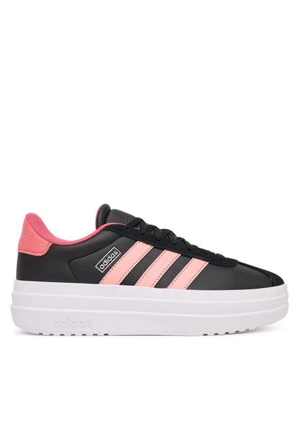 Adidas - adidas Sneakersy Vl Court Bold Shoes KJ9418 Czarny. Kolor: czarny. Materiał: skóra