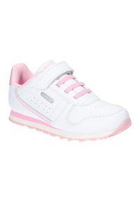 Buty sportowe White American Club ES66/22 białe różowe. Okazja: na co dzień. Kolor: różowy, wielokolorowy, biały. Materiał: materiał, skóra ekologiczna, kauczuk