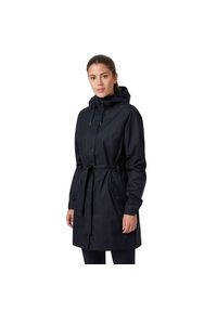 Płaszcz damski Helly Hansen Lyness II. Kolor: niebieski. Materiał: syntetyk. Sport: turystyka piesza #1
