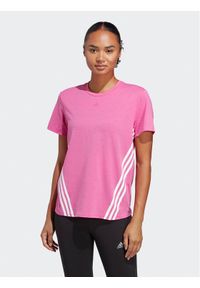 Adidas - adidas T-Shirt HS2356 Różowy Regular Fit. Kolor: różowy. Materiał: syntetyk