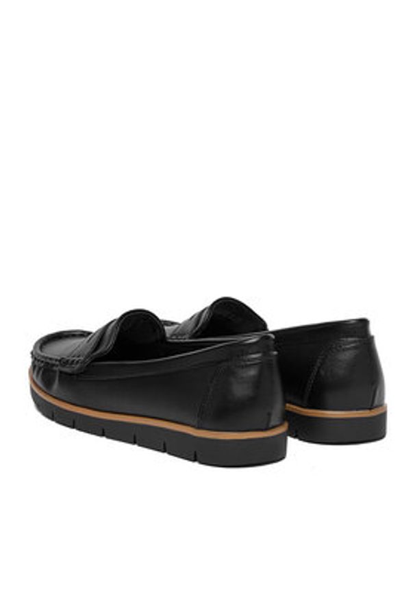 Go Soft Mokasyny CEO-WSS21728-01 Czarny. Kolor: czarny. Materiał: materiał