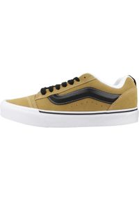 Vans - Kapcie VANS KNU SKOOL Jasnobrązowy. Kolor: brązowy, wielokolorowy, beżowy. Materiał: tkanina. Sport: turystyka piesza