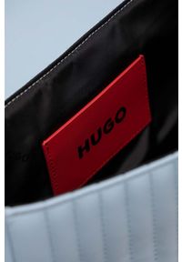 Hugo - HUGO torebka kolor niebieski. Kolor: niebieski #5