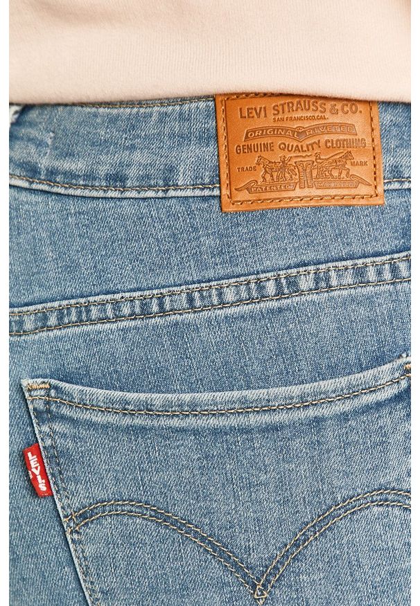 Levi's® - Levi's - Jeansy 712. Okazja: na spotkanie biznesowe. Kolor: fioletowy. Styl: biznesowy