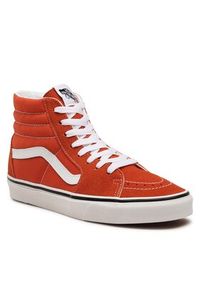 Vans Sneakersy Sk8-Hi VN0005U9GWP1 Pomarańczowy. Kolor: pomarańczowy. Materiał: zamsz, skóra. Model: Vans SK8 #5