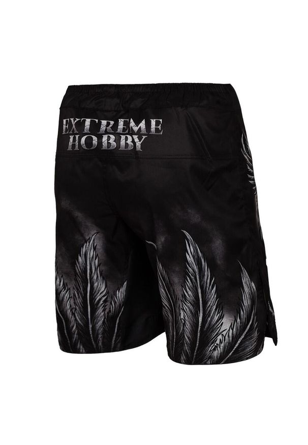 Spodenki do Grapplingu MMA BJJ K1 męskie EXTREME HOBBY HUSARZ. Kolor: czarny. Materiał: poliester