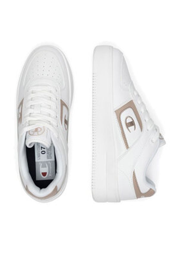 Champion Sneakersy FOUL PLAY PLAT ELEMENT BS S11744-WW016 Biały. Kolor: biały. Materiał: syntetyk