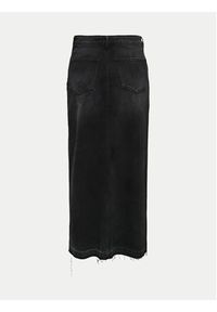 JDY Spódnica jeansowa Bella 15317441 Czarny Regular Fit. Kolor: czarny. Materiał: bawełna #7