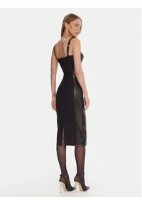 Elisabetta Franchi Sukienka koktajlowa AB-838-57E2-V480 Czarny Slim Fit. Kolor: czarny. Materiał: syntetyk. Styl: wizytowy #3