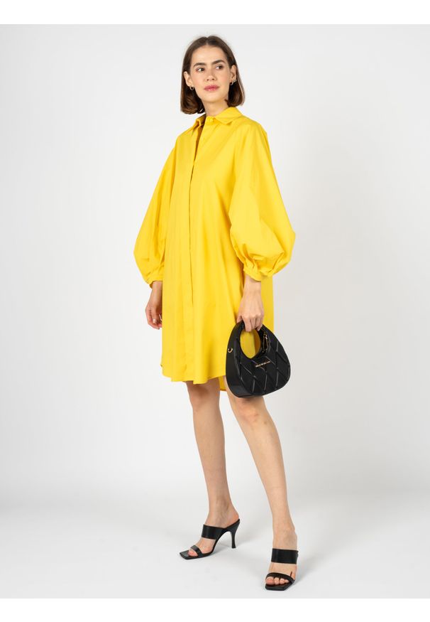 Silvian Heach Sukienka | GPP23478VE | Kobieta | Żółty. Kolor: żółty. Materiał: bawełna. Długość: mini