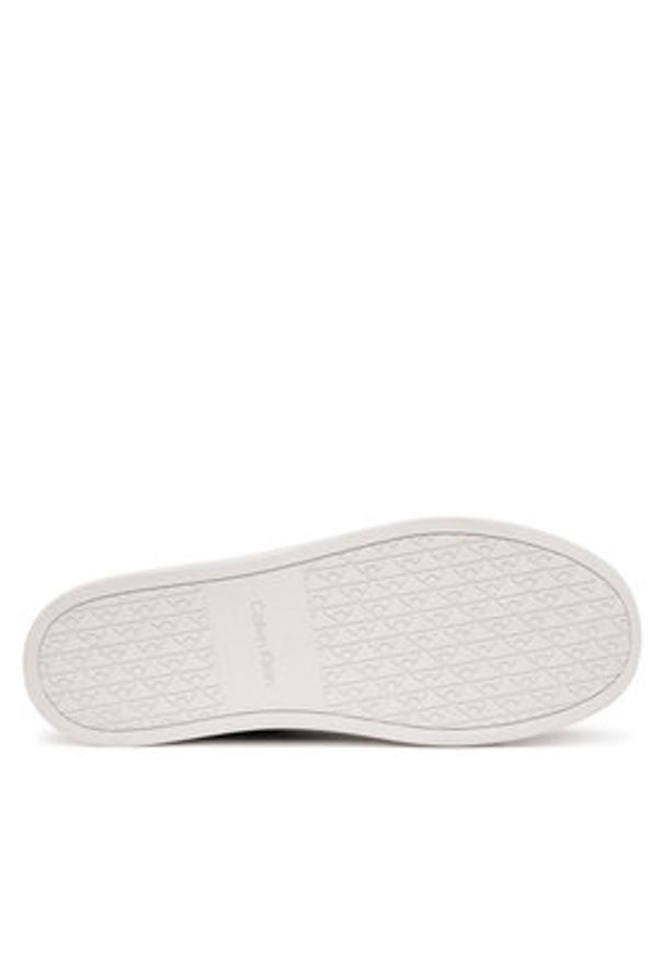 Calvin Klein Sneakersy Classic Cupsole Laceup Su YM0YM01434 Beżowy. Kolor: zielony. Materiał: zamsz, skóra