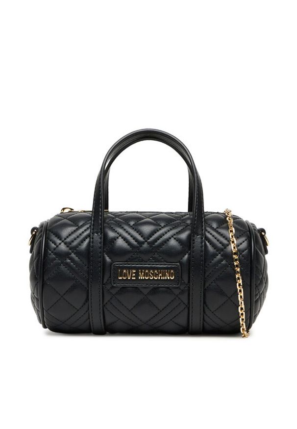Love Moschino - LOVE MOSCHINO Torebka JC4249PP0MLA0000 Czarny. Kolor: czarny. Materiał: skórzane