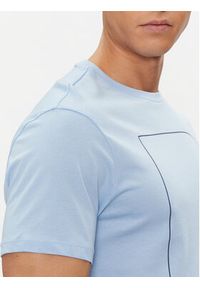 Armani Exchange T-Shirt 3DZTHB ZJ8EZ 15DF Błękitny Regular Fit. Kolor: niebieski. Materiał: bawełna