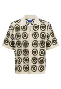 Jack & Jones - Jack&Jones Koszula Cartagena 12278724 Beżowy Loose Fit. Kolor: beżowy. Materiał: syntetyk, bawełna #4
