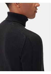 Aeronautica Militare Golf 252MA1587UL00904 Czarny Regular Fit. Typ kołnierza: golf. Kolor: czarny. Materiał: wełna, bawełna #4