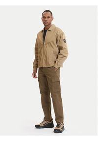 Napapijri Kurtka jeansowa A-Arrayanes NP0A4FI4 Beżowy Regular Fit. Kolor: beżowy. Materiał: bawełna, jeans #6