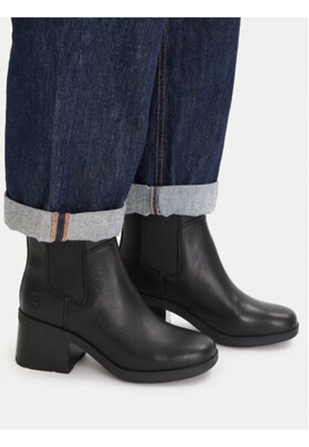 Timberland Botki Bellevaux TB0A424XW021 Czarny. Kolor: czarny. Materiał: skóra