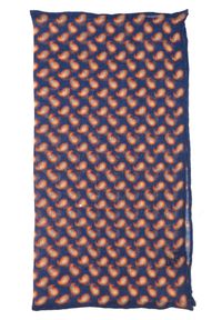 Modini - Granatowa poszetka 100% modal - drobny wzór paisley E95. Kolor: niebieski. Materiał: włókno. Wzór: paisley #1